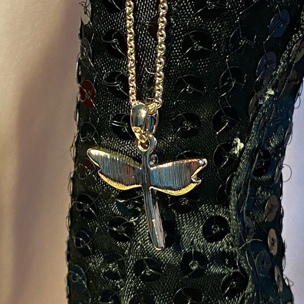 NWT DELICATE DRAGONFLY 🌹 ROSE GOLD ILLUMINATE MICRO CRYSTALS HOPE CHANGE GROWTH - Picture 14 of 15